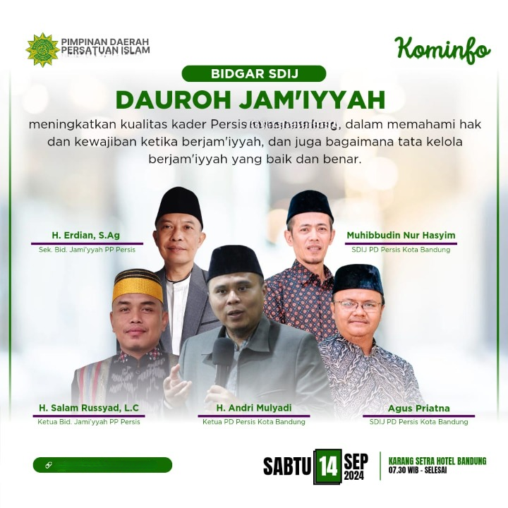 Dauroh Jamiyyah SDIJ PD PERSIS Kabupaten Pekalongan